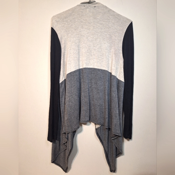 🇺🇸 Cha cha vente small women's rayon colourblock open waterfall cardigan - Picture 4 of 6